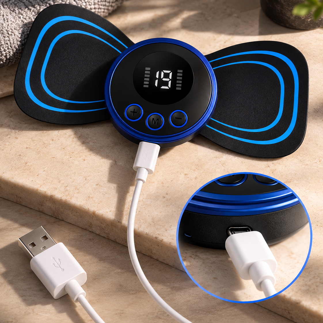 CerviCare™ — Mini Masseur Corporel à Électrostimulation (EMS)