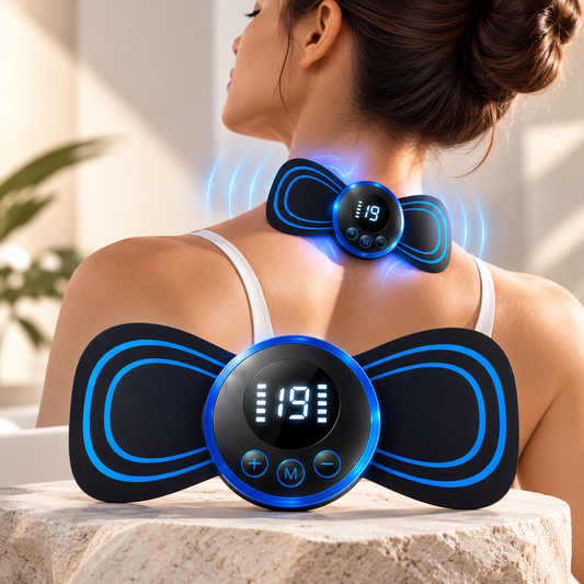 CerviCare™ — Mini Masseur Corporel à Électrostimulation (EMS)
