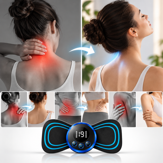 CerviCare™ — Mini Masseur Corporel à Électrostimulation (EMS)